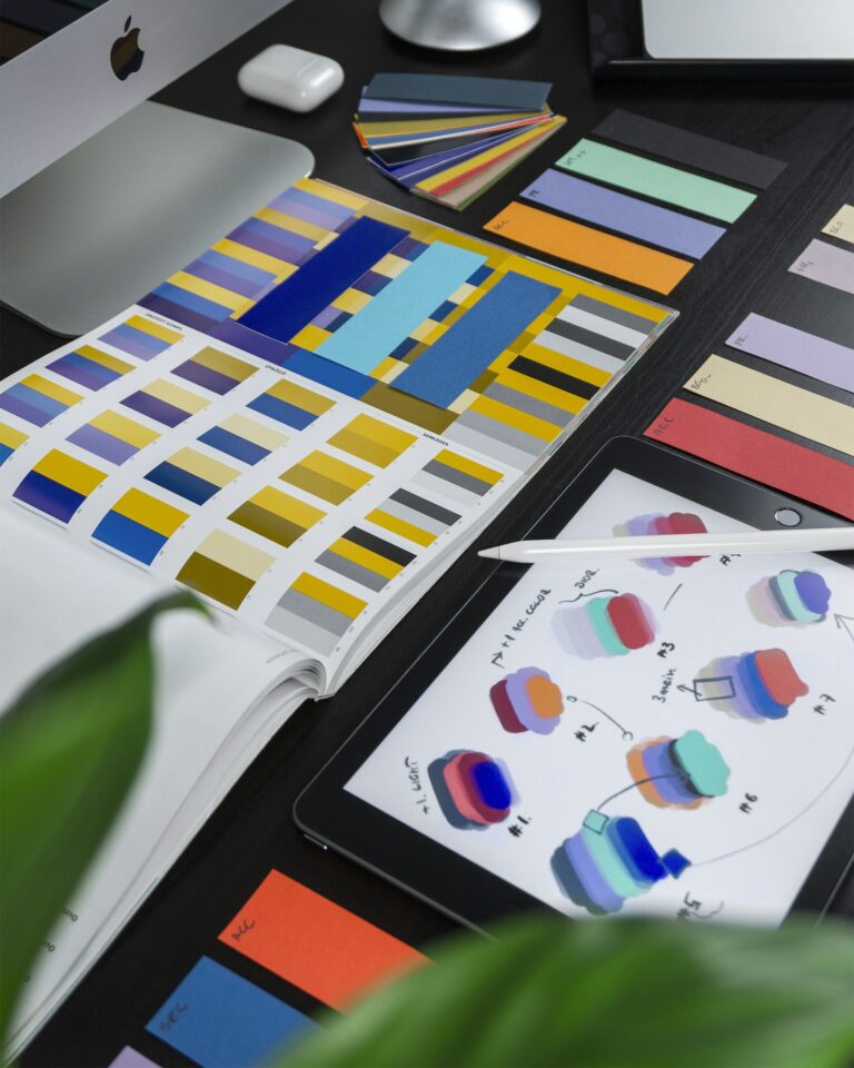 Colour swatch book