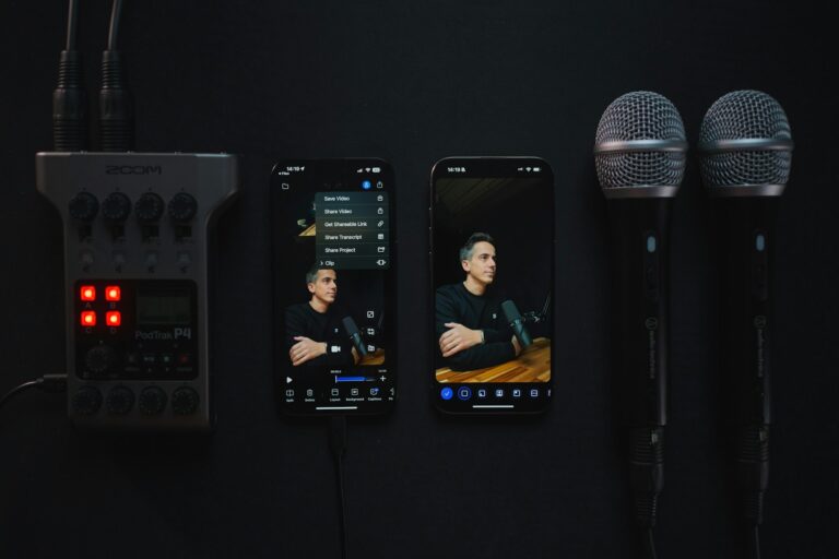 Phones and microphones for content creation